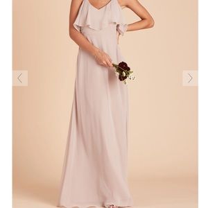 Birds Grey Jane Convertible Dress (no slit) Taupe